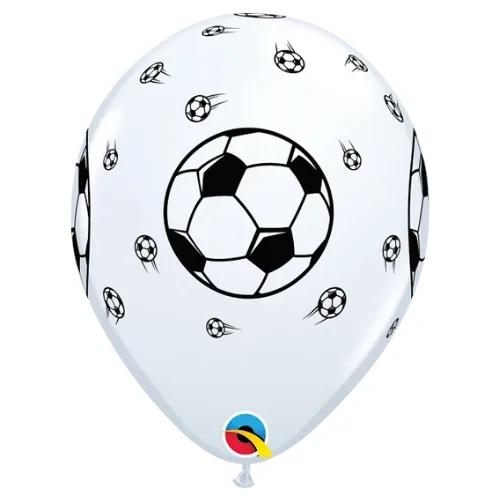 11" Qualatex Soccer-A-Round Latex Balloons  | 50 Count