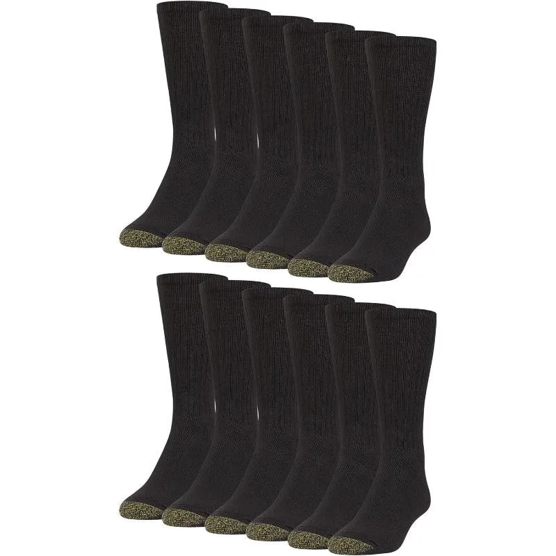 12 Pack Harrington Toe Crew Socks Comfort And Durability