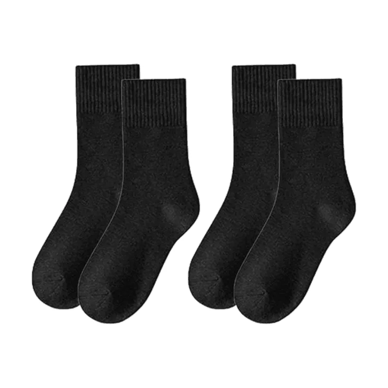 2-Pack Lightweight Bamboo Socks - Soft and Breathable