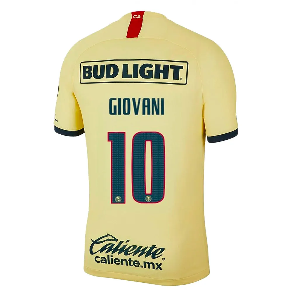 2019/20 Club America Home Giovanni #10 Official Nameset