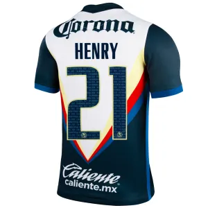 2020/21 Club America Henry #21 Away Official Nameset