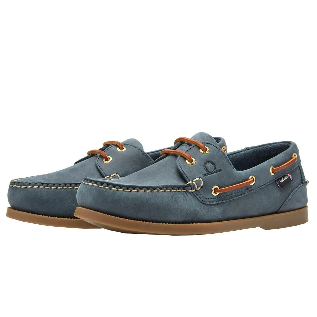 50% OFF CHATHAM Ladies Deck II G2 Leather Boat Shoes - Blue - Size: UK 3 (EU 36)