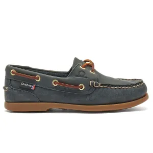 50% OFF CHATHAM Ladies Deck II G2 Leather Boat Shoes - Blue - Size: UK 3 (EU 36)