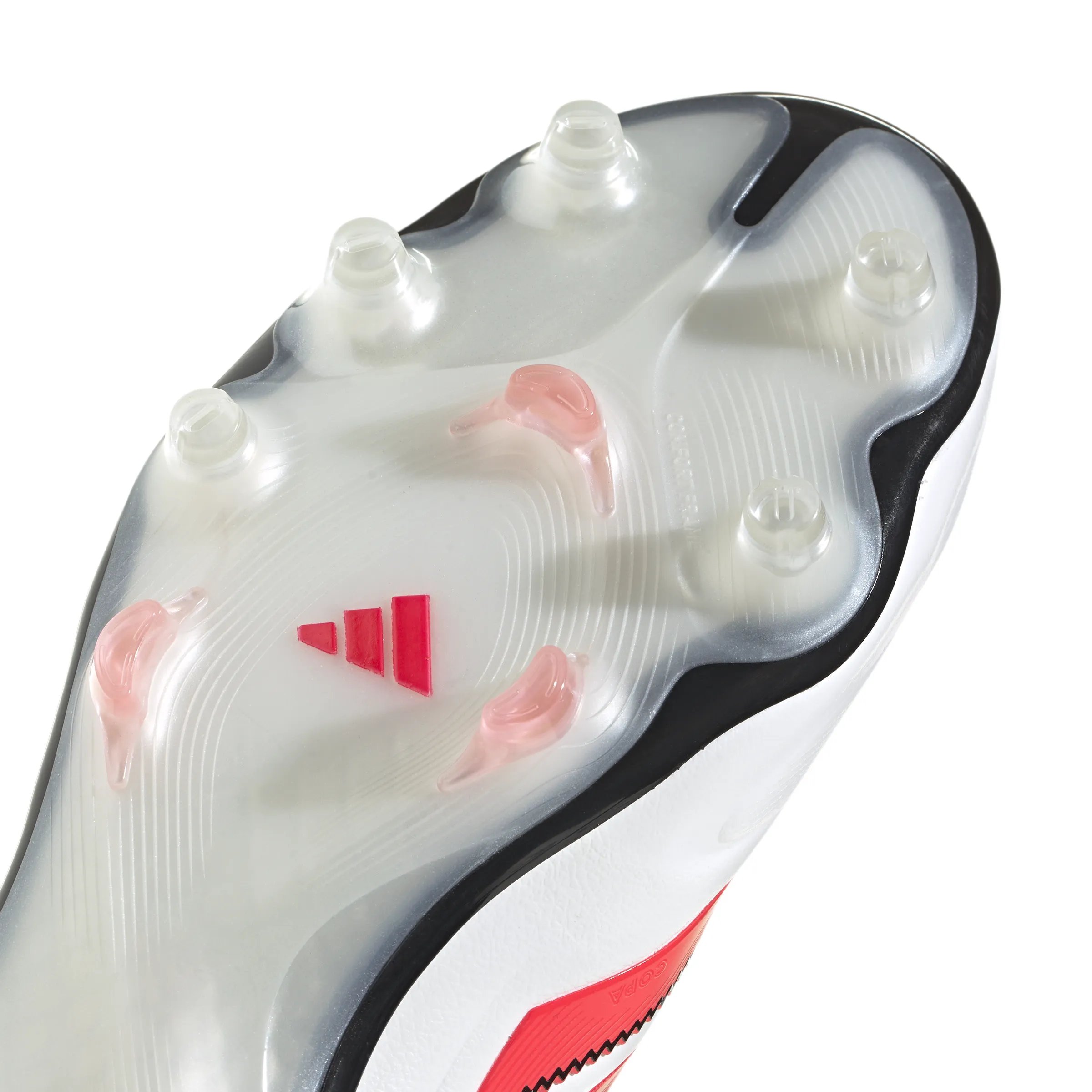 adidas Copa Pure 3 Elite FG Firm Ground Soccer Cleat -Cloud White / Lucid Red / Core Black