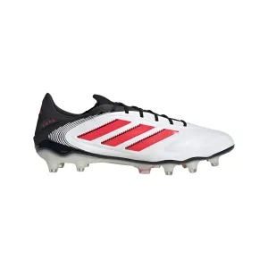 adidas Copa Pure 3 Elite FG Firm Ground Soccer Cleat -Cloud White / Lucid Red / Core Black