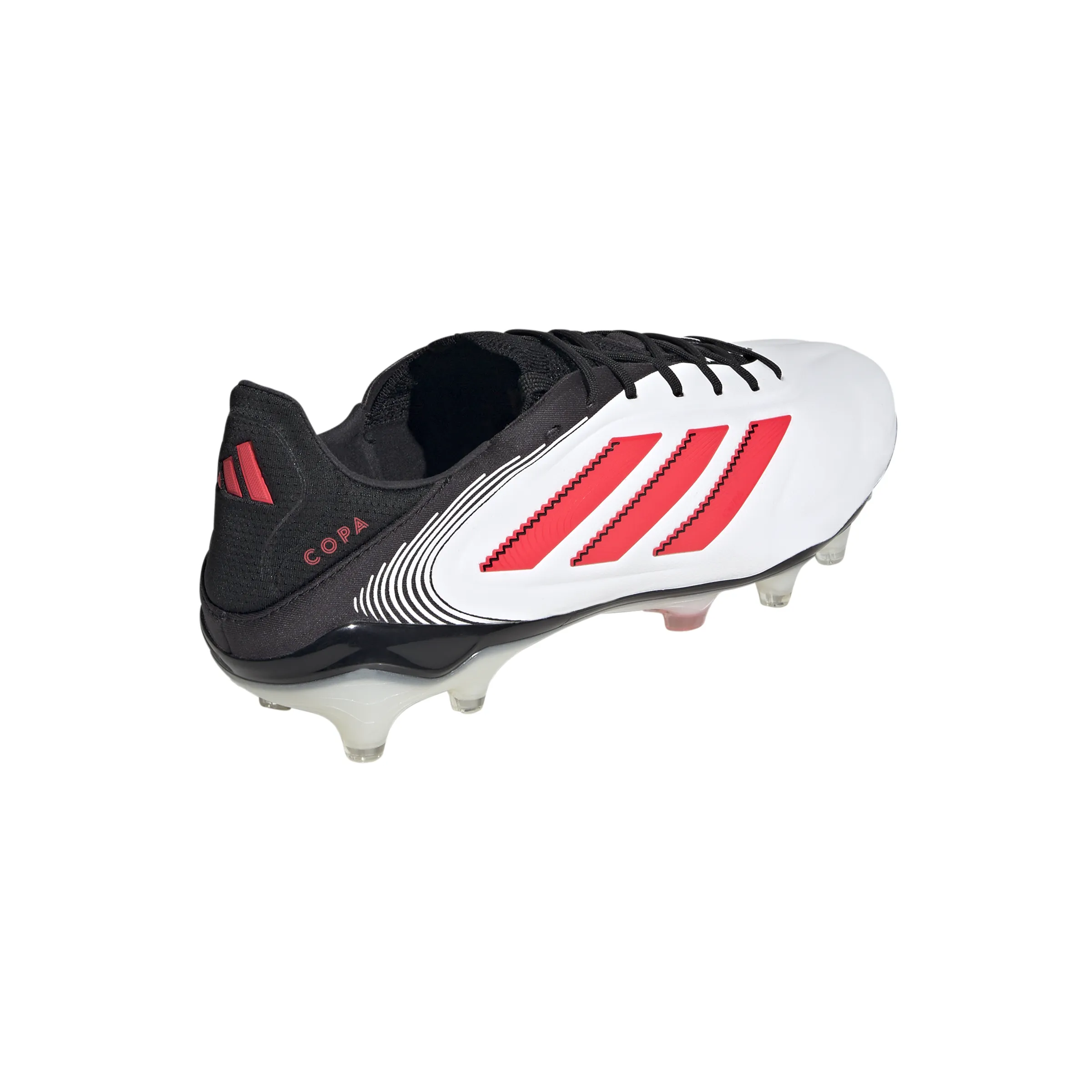 adidas Copa Pure 3 Elite FG Firm Ground Soccer Cleat -Cloud White / Lucid Red / Core Black