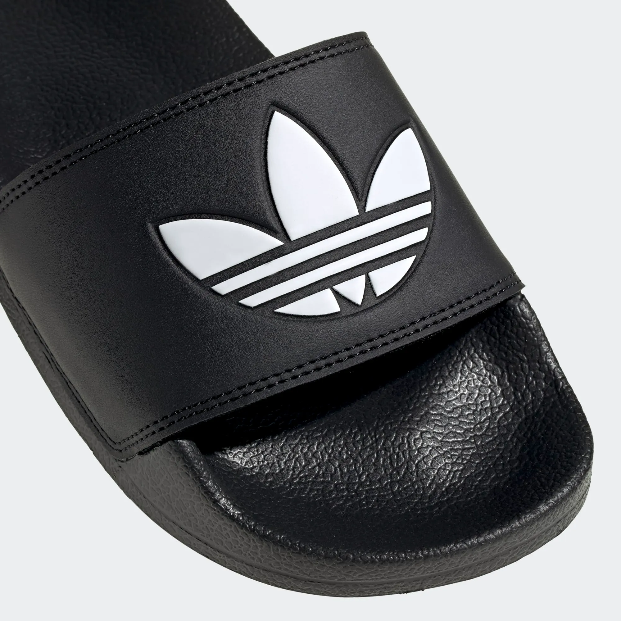 Adidas Kid's Adilette Lite Slides - Core Black / Cloud White