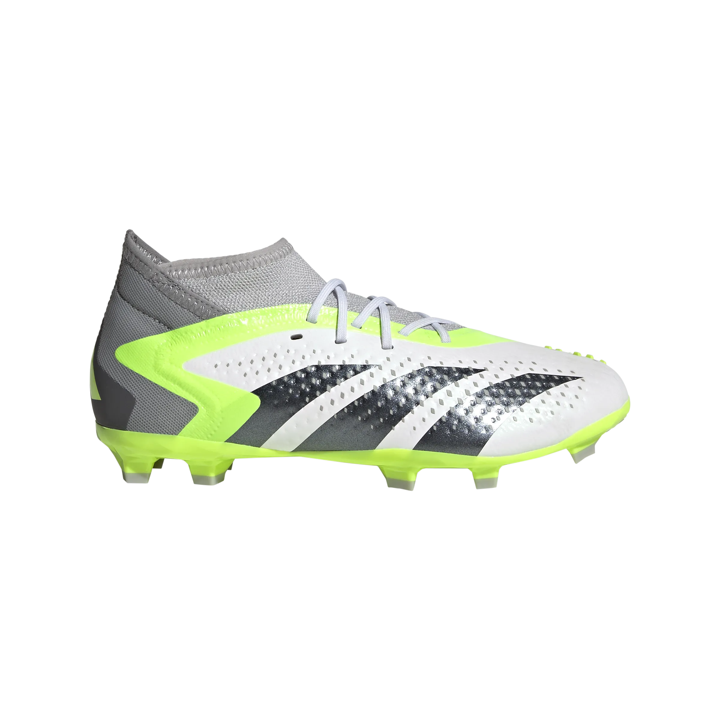 Adidas Predator Accuracy .1 FG J - Cloud White/Core Black/Lucid Lemon