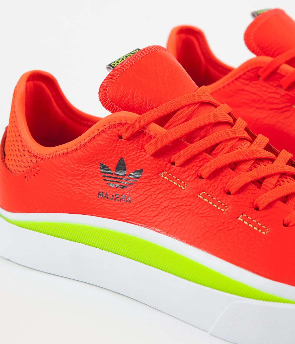 Adidas Sabalo 'Diego Najera' Shoes - Solar Red / White / Semi Solar Slime