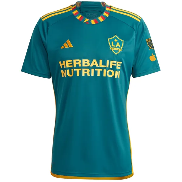 adidas YOSHIDA (吉田 麻也) LA Galaxy Away Jersey w/ MLS   Apple TV Patches 23/24 (Green/Yellow)