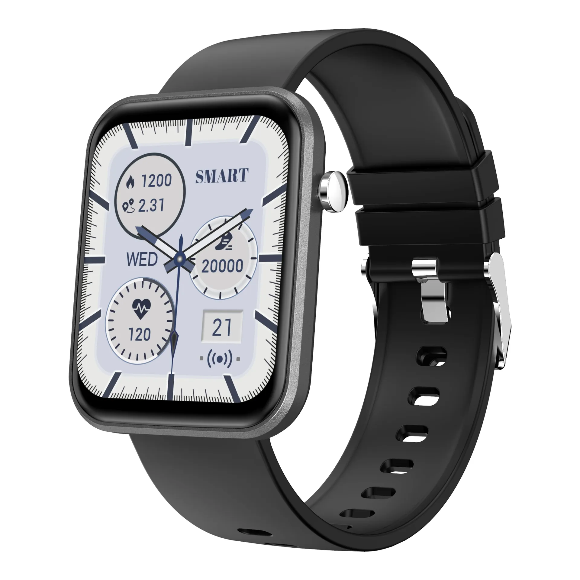 Advanced Smartwatch With Three Bands And Wellness   Activity Tracker