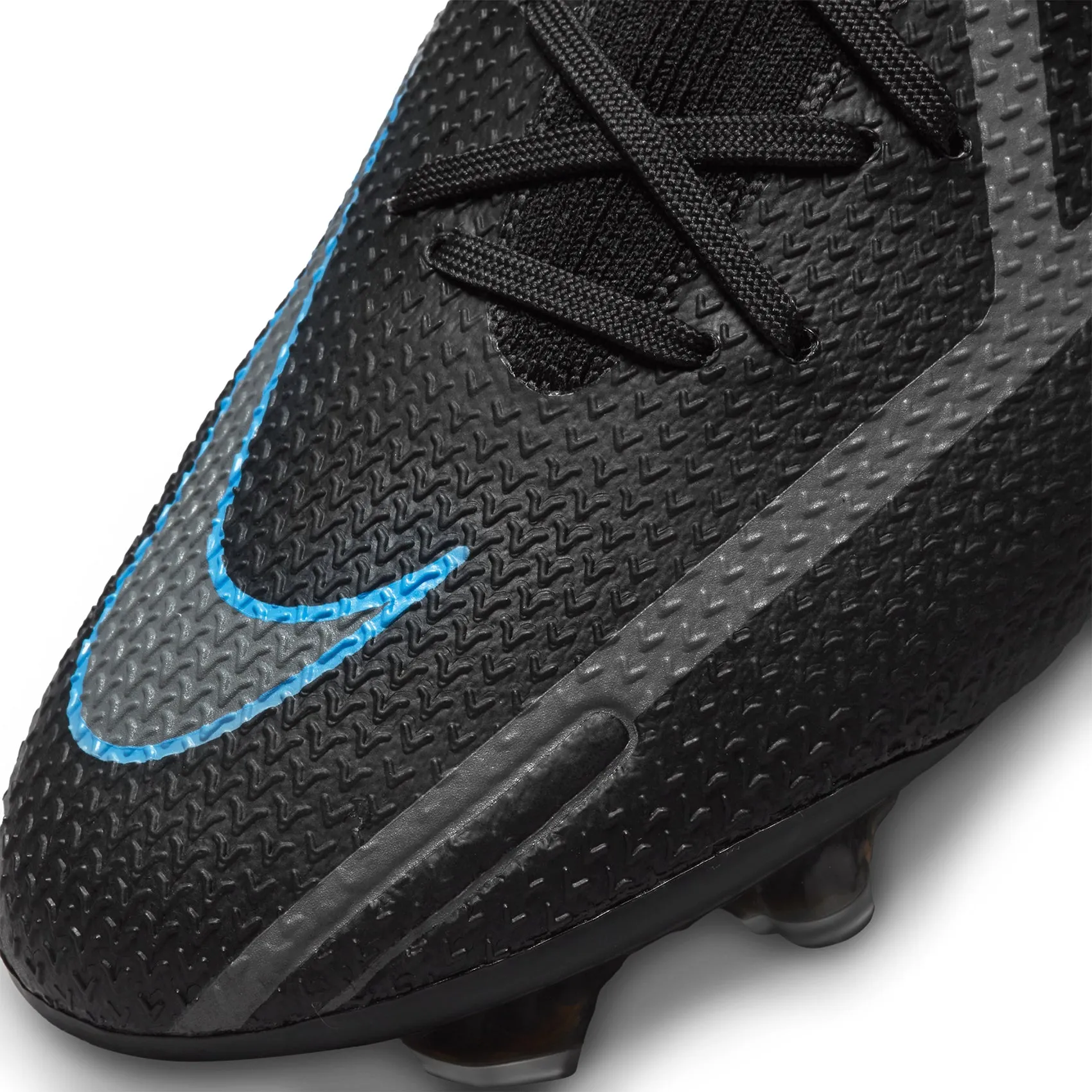 All Gender Phantom GT2 Elite FG Soccer Shoe - Black/Black/Iron Grey