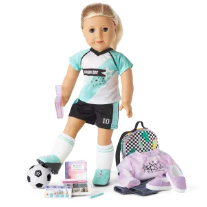 American Girl® Truly Me™ Doll #27 and School Day to Soccer Play Set