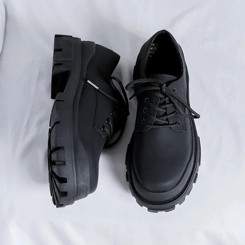 Amozae- Amsa Matt Black Bumper Shoes