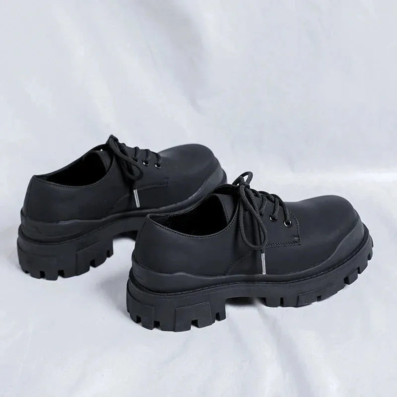 Amozae- Amsa Matt Black Bumper Shoes