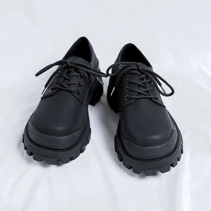 Amozae- Amsa Matt Black Bumper Shoes