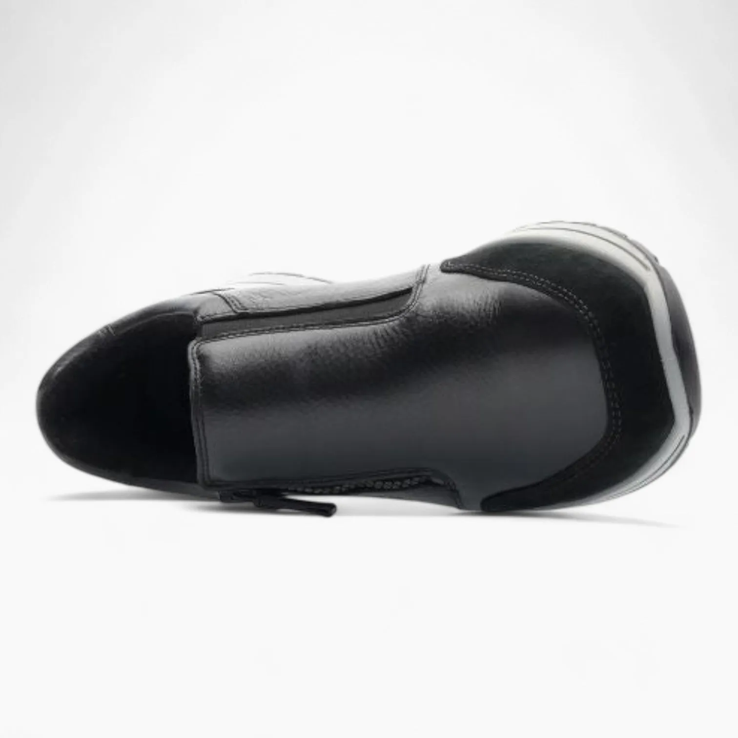 Ara Men's Black Leather Slip-On Shoes – Comfort & Practical Design