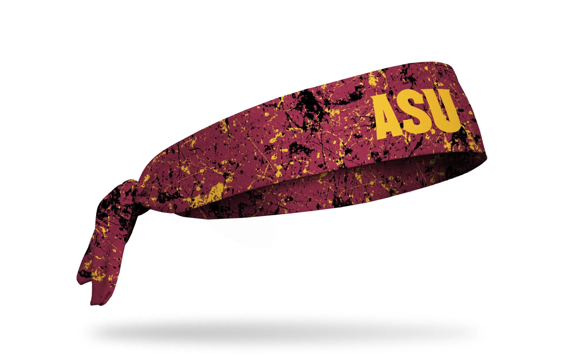 Arizona State University: Splatter Maroon Tie Headband