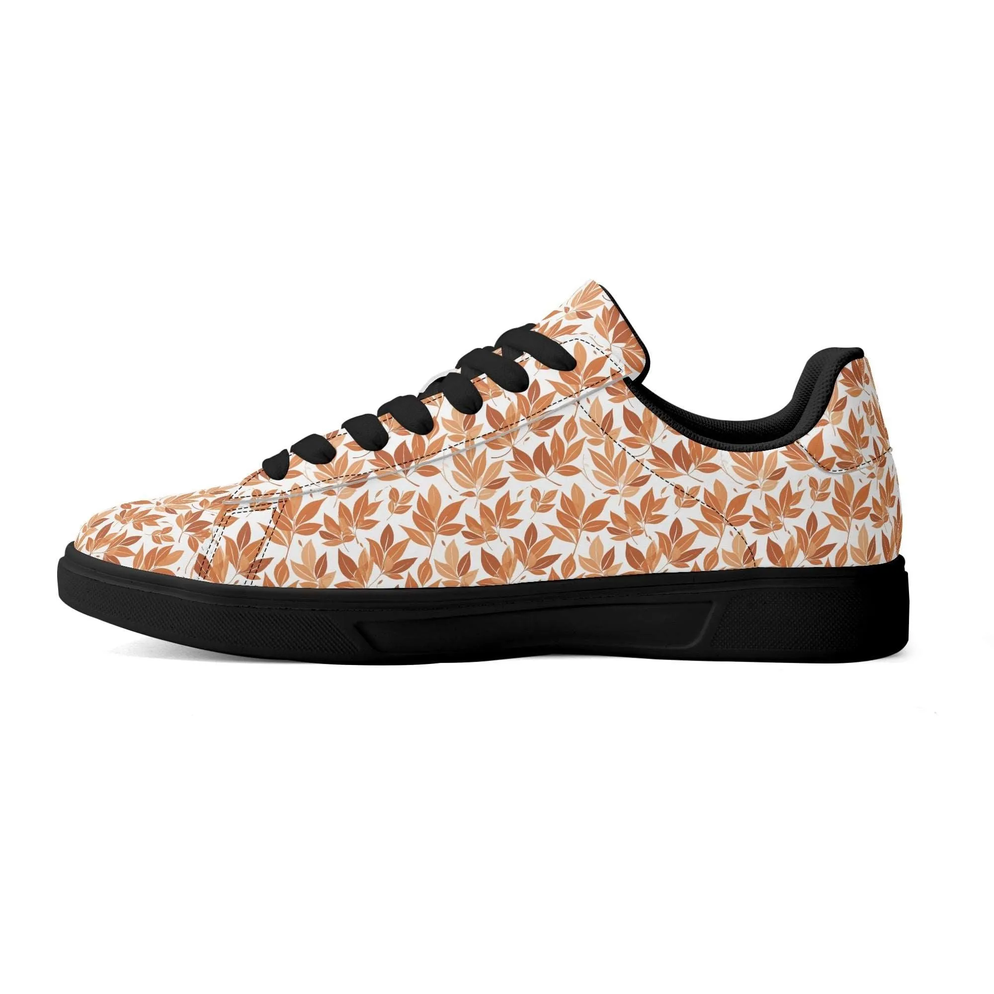 Autumn Leaves Adult Lightweight Brand Low Top Leather Shoes