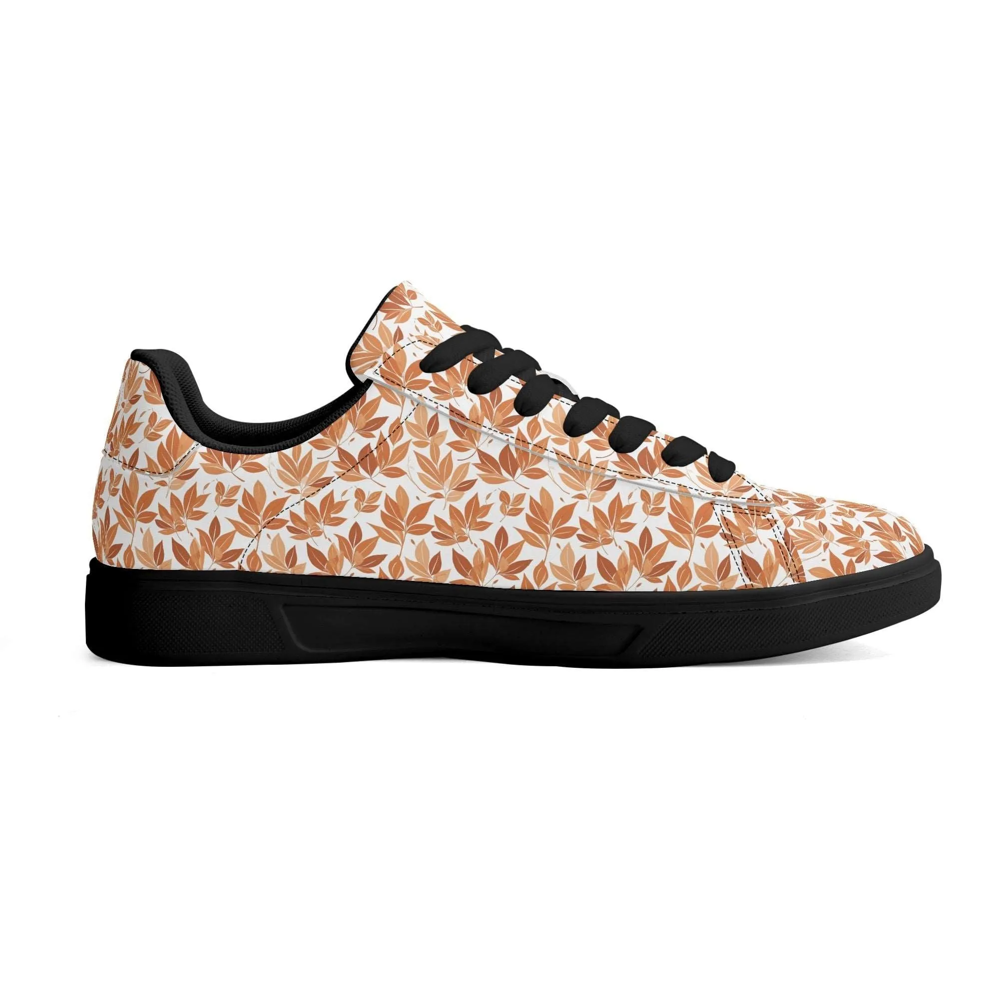 Autumn Leaves Adult Lightweight Brand Low Top Leather Shoes