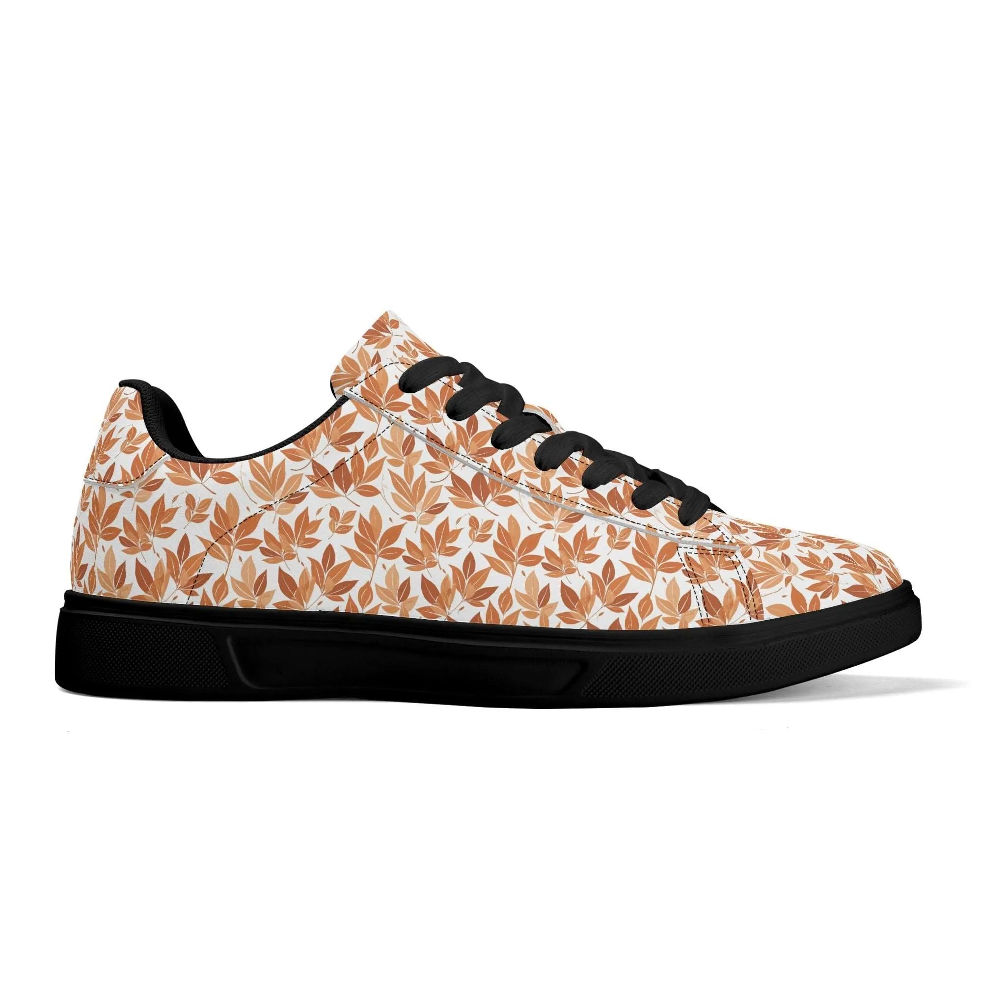 Autumn Leaves Adult Lightweight Brand Low Top Leather Shoes