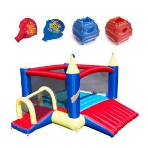 Banzai Battle Bop Combo Pack Gloves & Bumpers, 2 Pair & Slide N Fun Bounce House