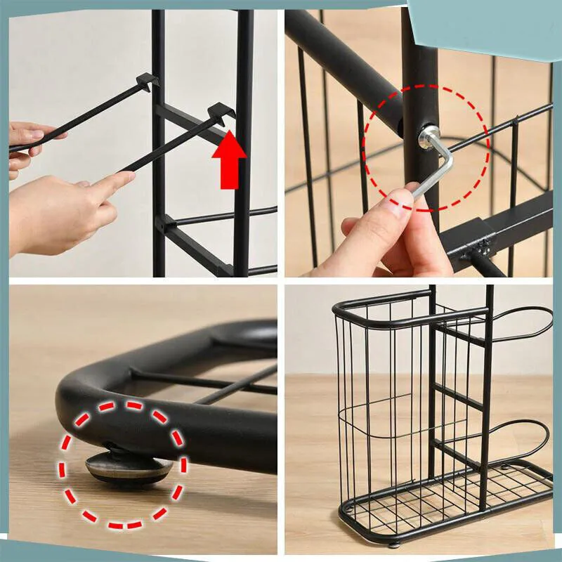 Basketball Soccer Storage Rack Sport Ball Organizer Ball Holder Display Stand With Basket