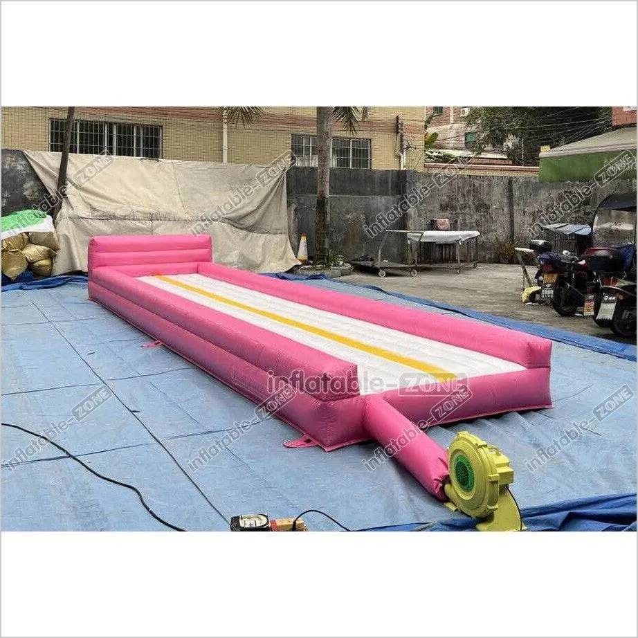 Best Inflatable Gymnastics Tumbling Mat Gymnastic Floor Run Track Sports Equipment Inflatable Bouncy Track