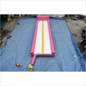 Best Inflatable Gymnastics Tumbling Mat Gymnastic Floor Run Track Sports Equipment Inflatable Bouncy Track