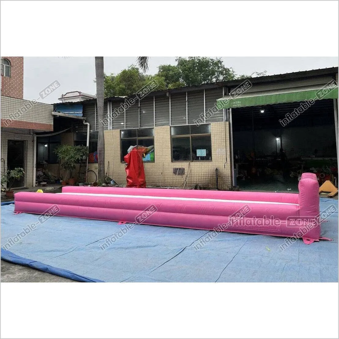 Best Inflatable Gymnastics Tumbling Mat Gymnastic Floor Run Track Sports Equipment Inflatable Bouncy Track