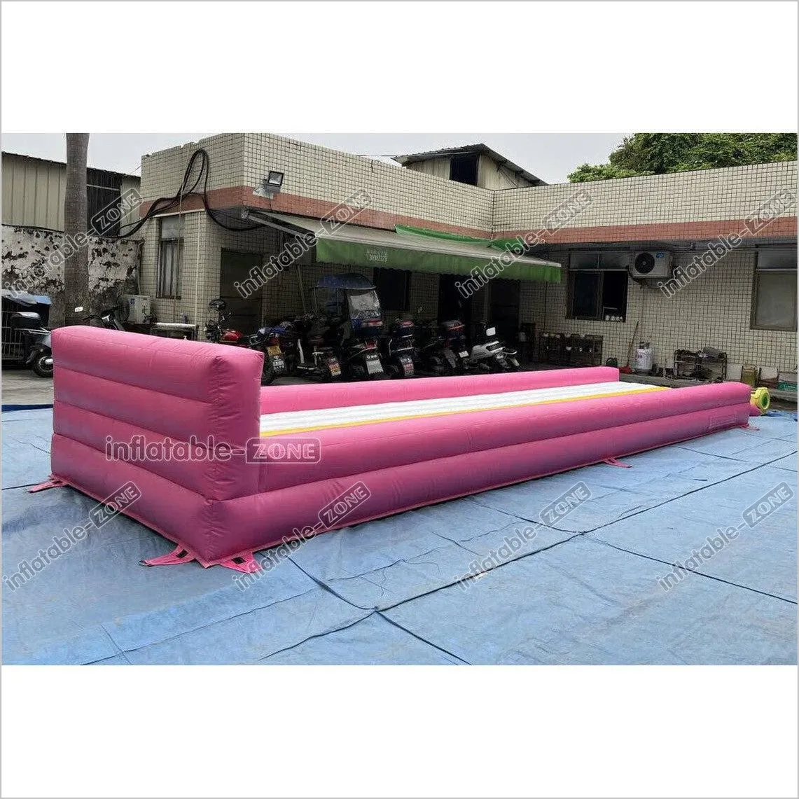 Best Inflatable Gymnastics Tumbling Mat Gymnastic Floor Run Track Sports Equipment Inflatable Bouncy Track