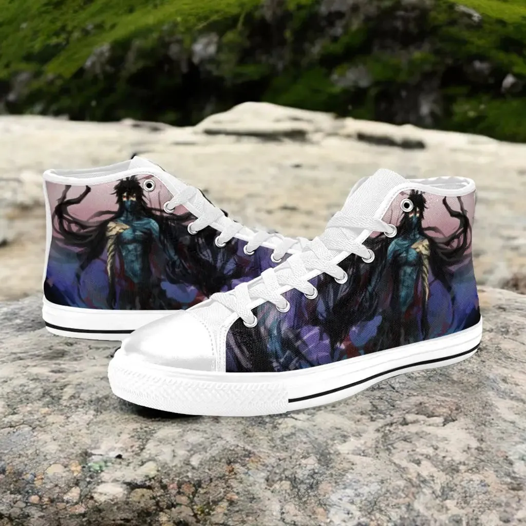 Bleach Ichigo Kurosaki Final Getsuga Tenshou Shoes High Top Sneakers for Kids and Adults