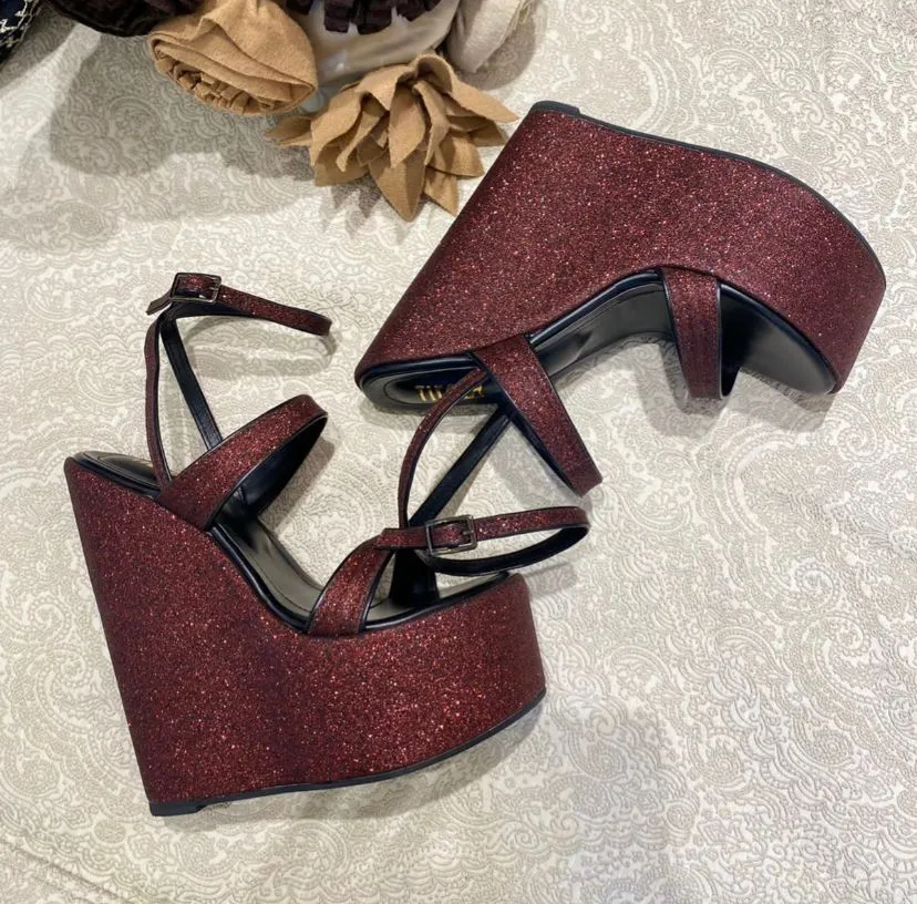 Bold Wedges  (Wedges Heels, Bridal wear Customised )