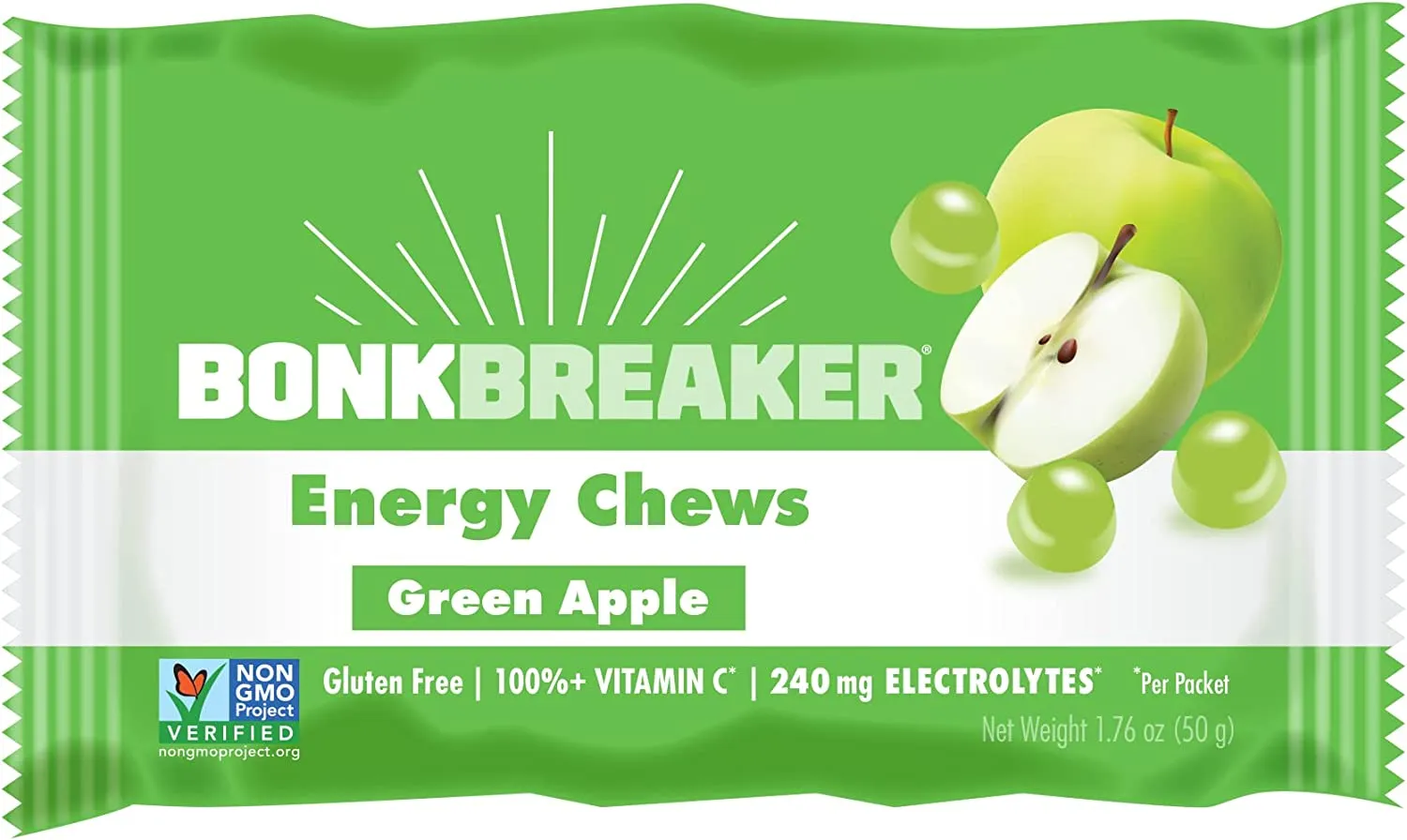 Bonk Breaker Energy Chews, Single Bag