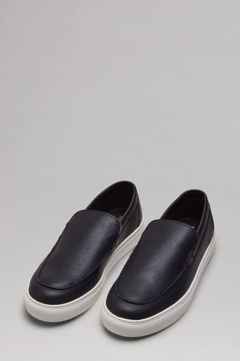 Burton Black Slip On Mens Shoes