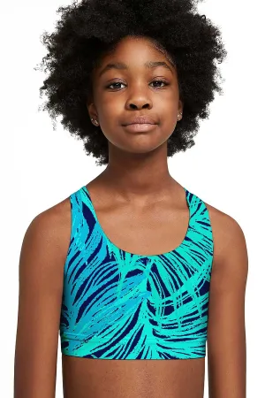 BUY 1 GET 4 FREE! Tropical Dream Stella Seamless Racerback Sports Bra Crop Top - Kids