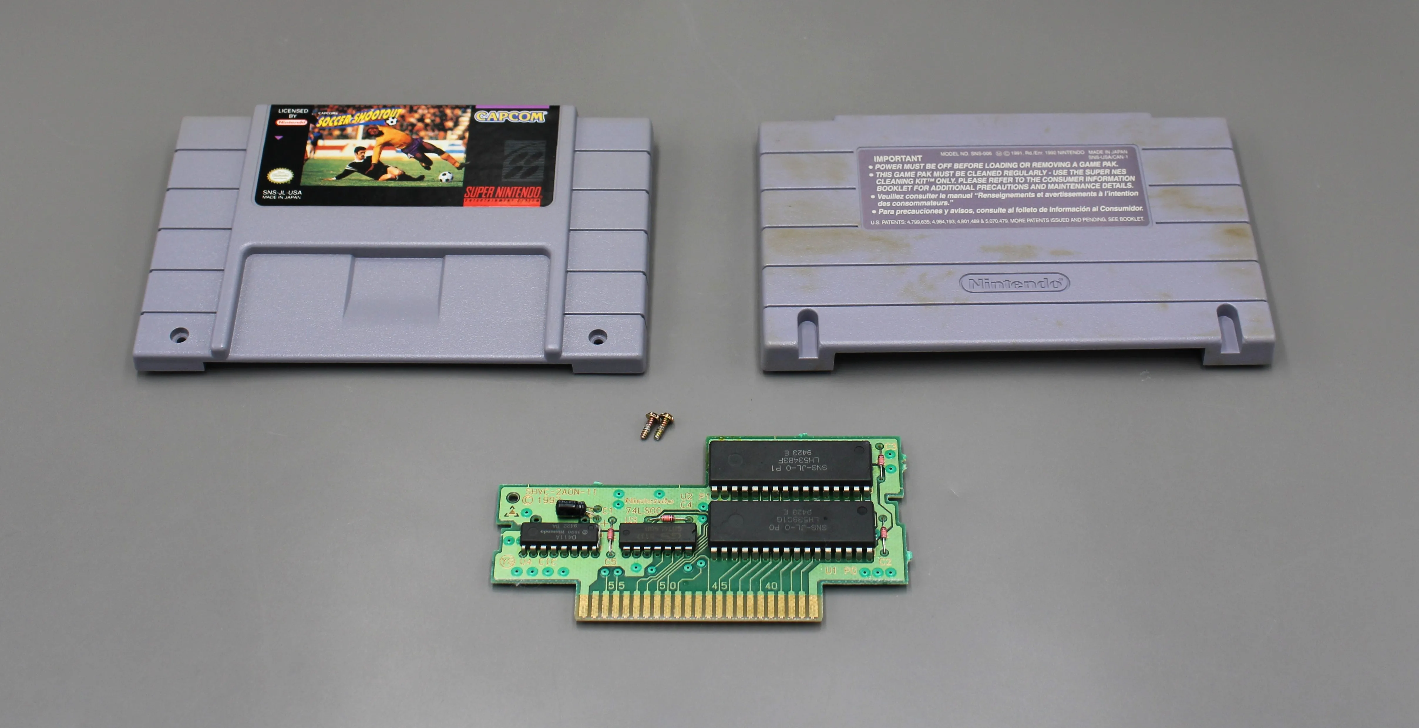 Capcom's Soccer Shootout (Super Nintendo, SNES, 1994) Cartridge, Tested!