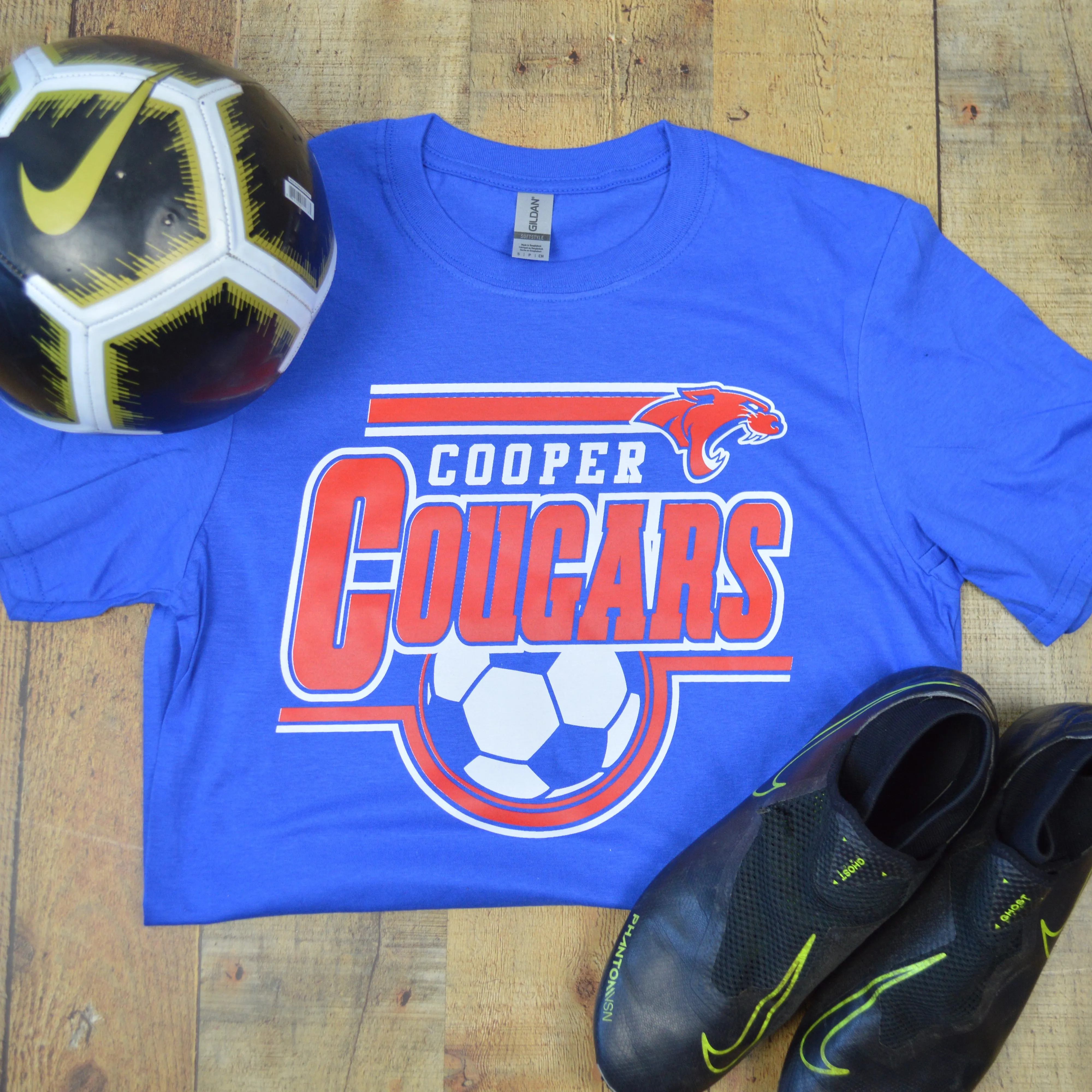 Cooper Cougars - Soccer T-Shirt