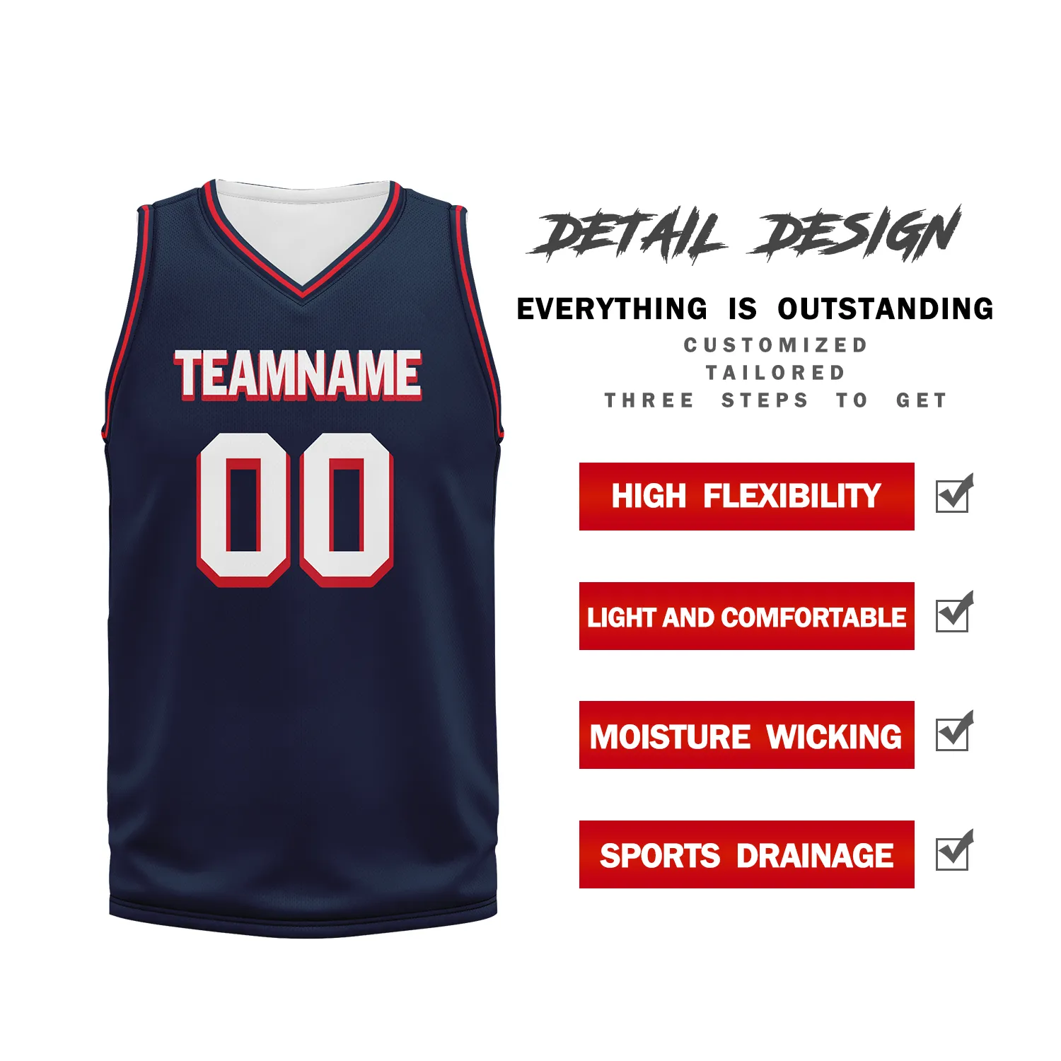 Custom Deep Blue Classic Style Sports Uniform Basketball Jersey BBJ01-bd0a70ba