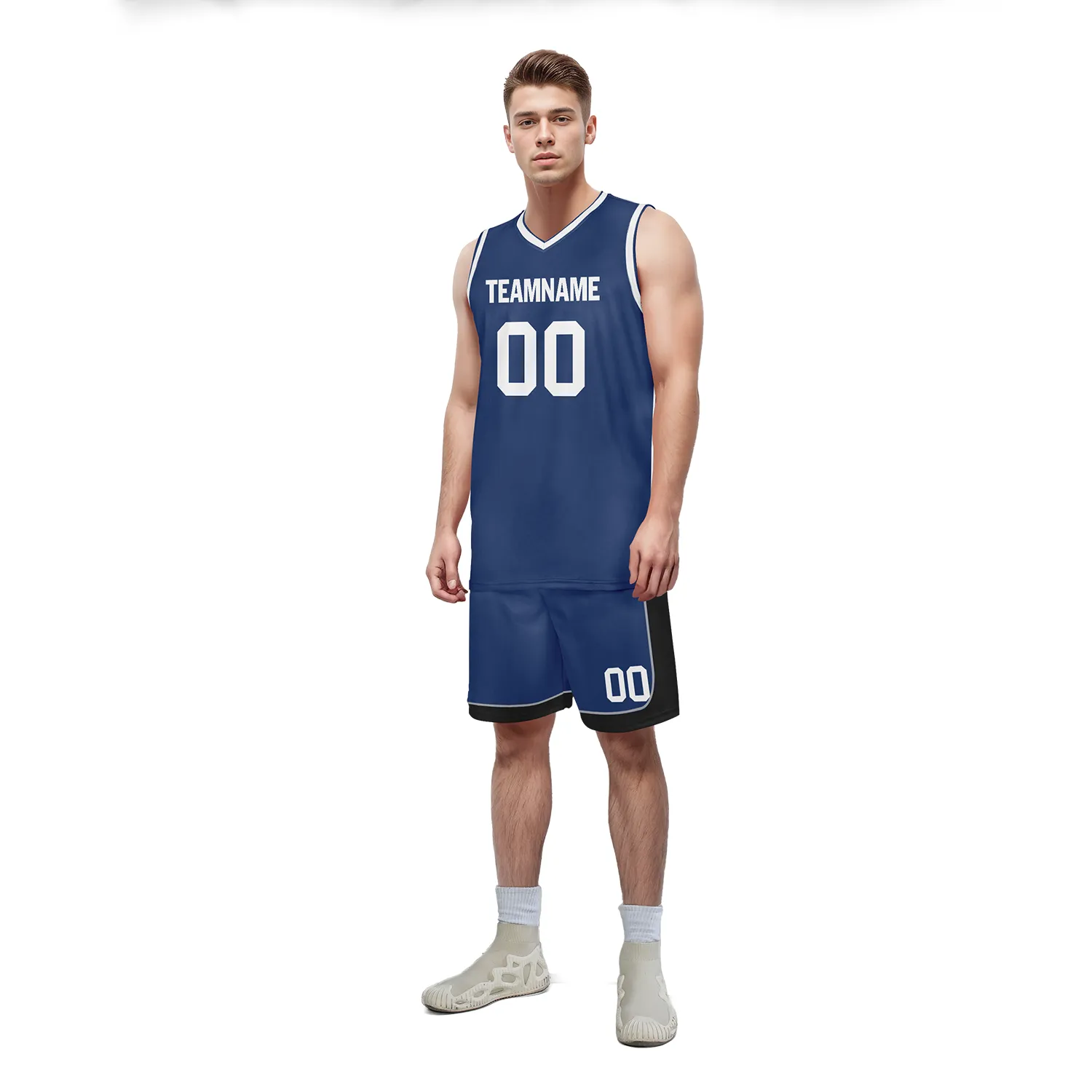 Custom Deep Blue Classic Style Sports Uniform Basketball Jersey BBJ01-bd0a70ec