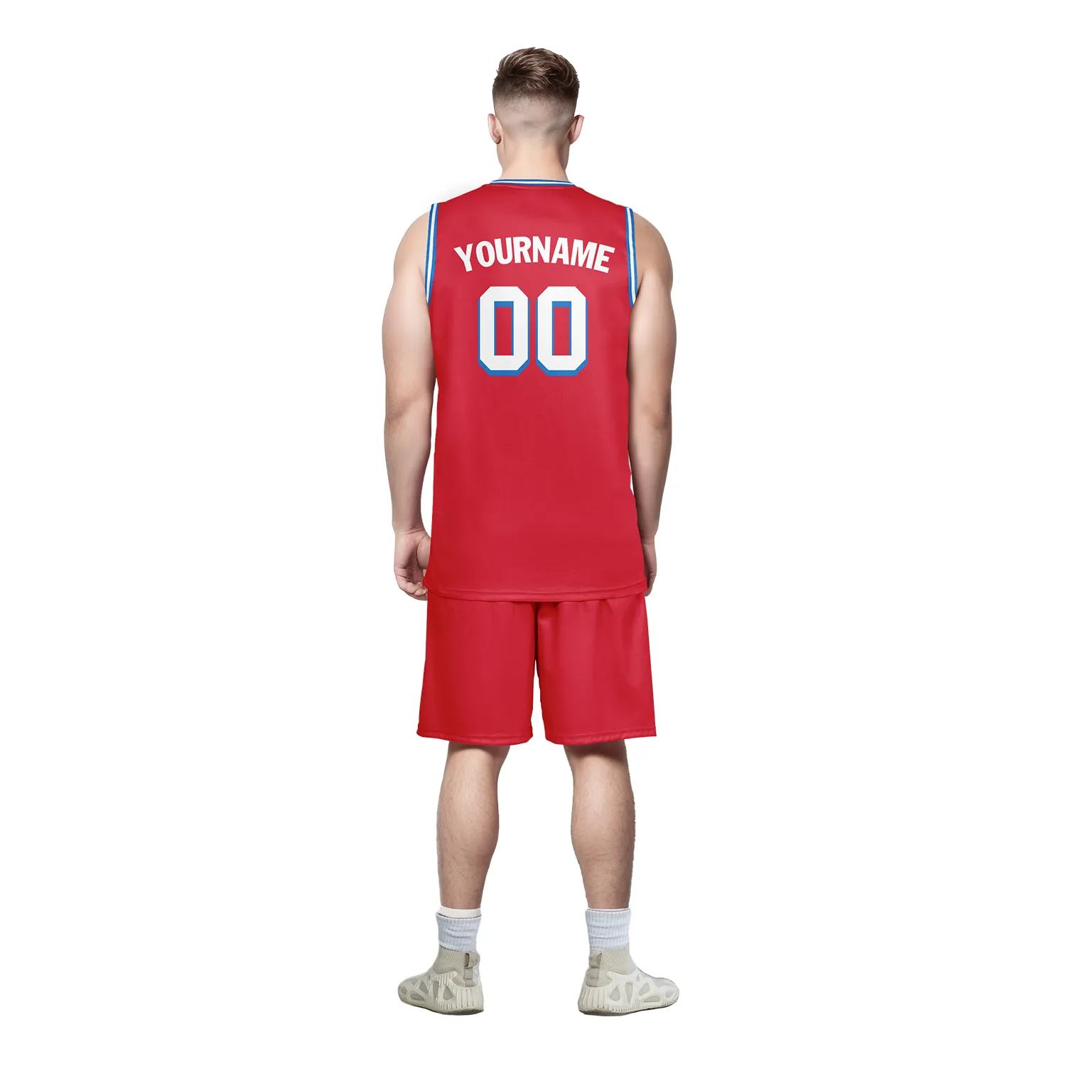 Custom Red Classic Style Sports Uniform Basketball Jersey BBJ01-bd0a70bb