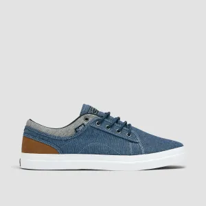 DVS Aversa  Shoes - Dark Navy/Charcoal/Brown Textile