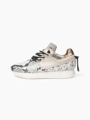 Esseutesse Python Sneaker - Ivory