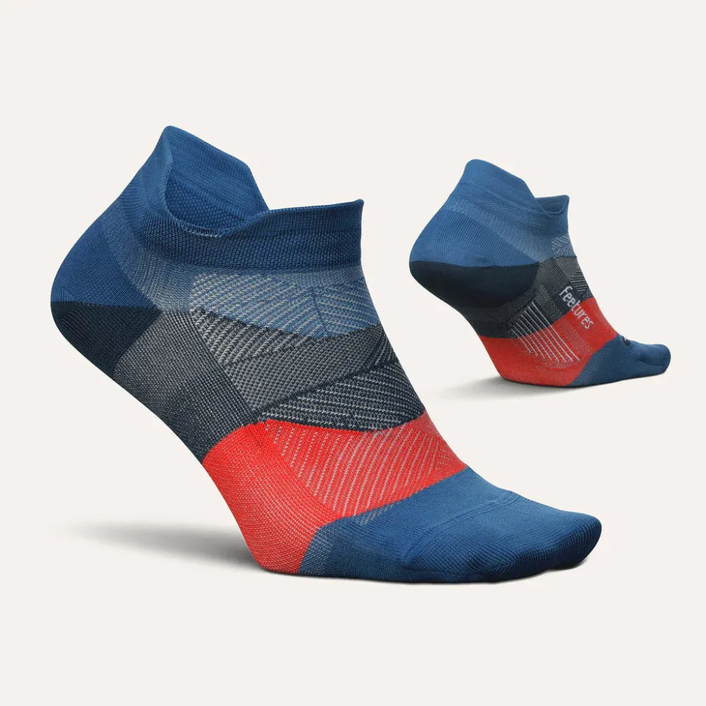 Feetures Elite Ultra Light No Show Tab Socks - Atmospheric Blue