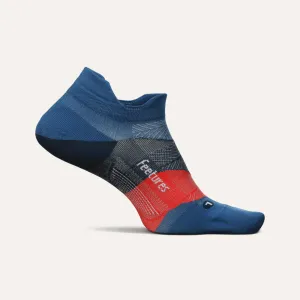 Feetures Elite Ultra Light No Show Tab Socks - Atmospheric Blue