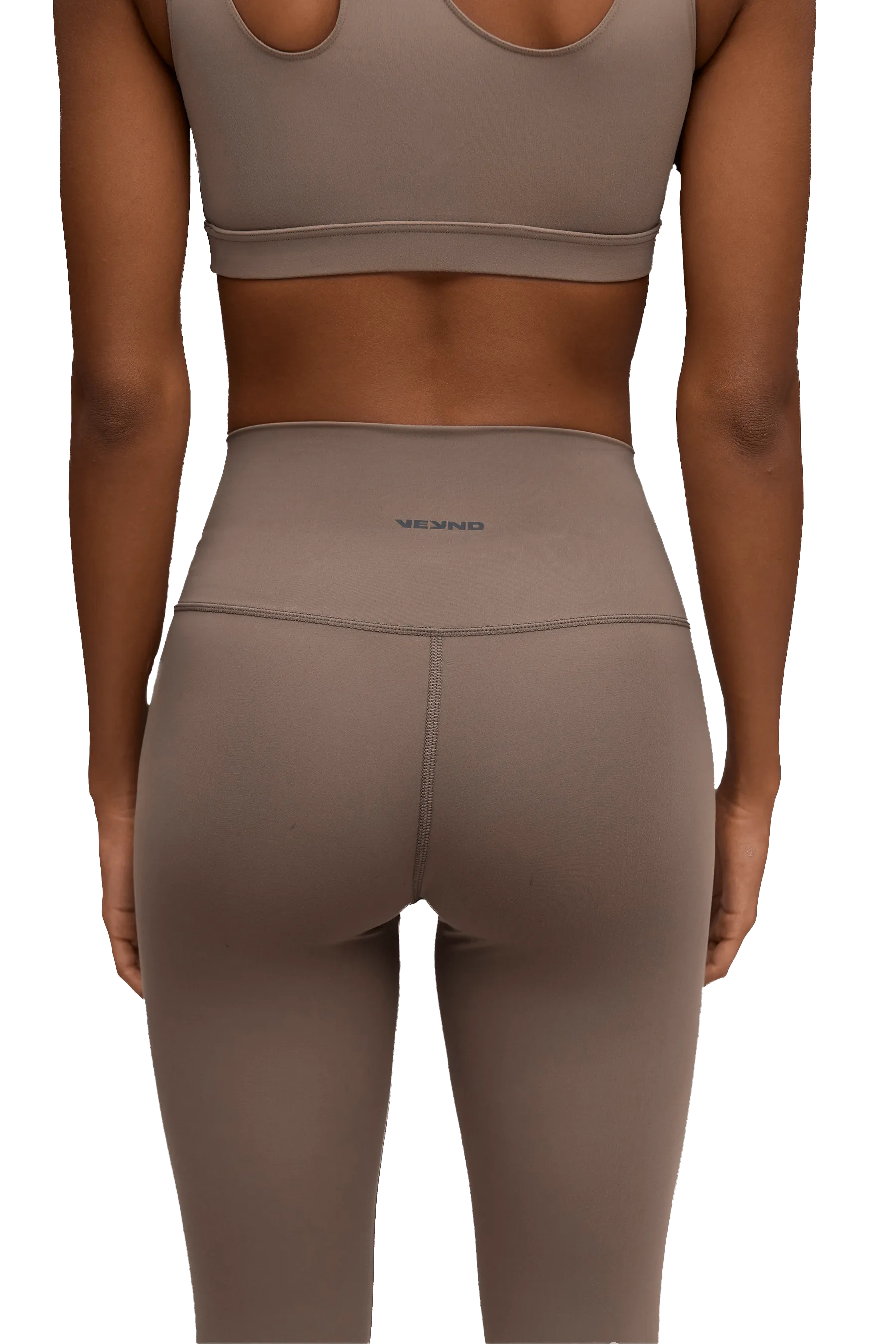 FLARED LEGGINGS - Tan