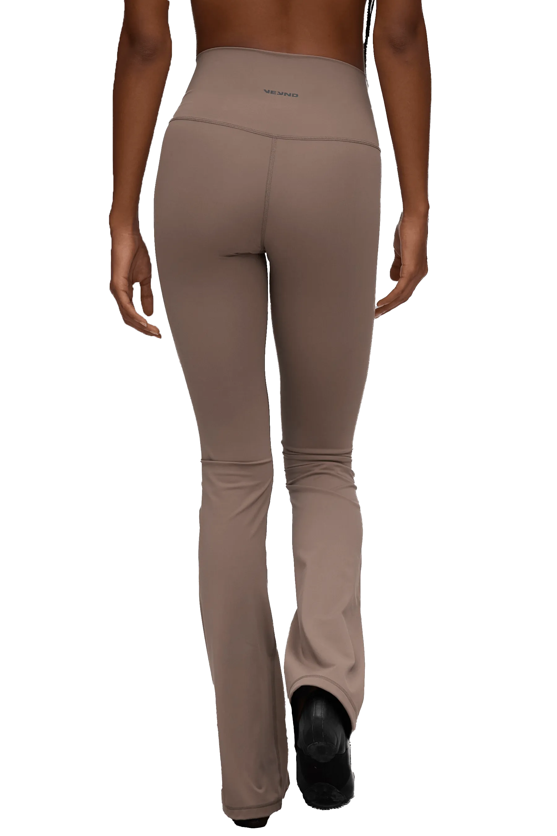 FLARED LEGGINGS - Tan