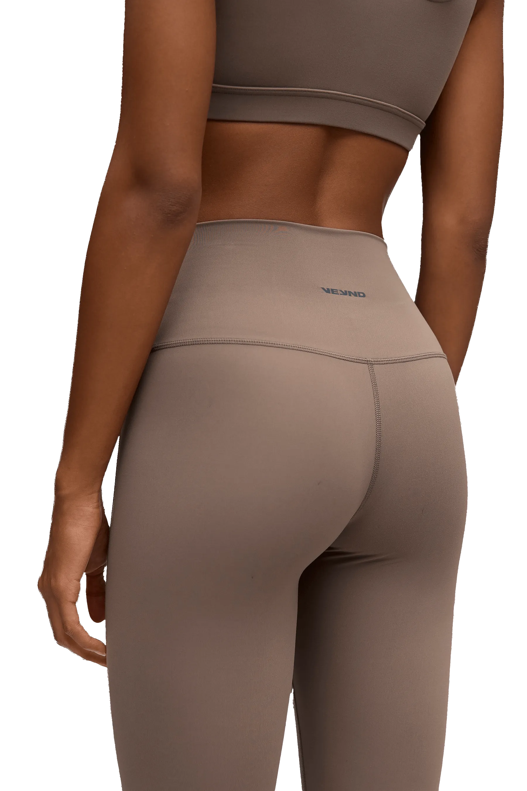 FLARED LEGGINGS - Tan