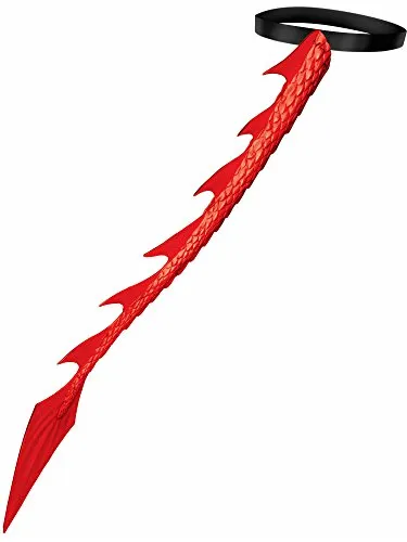 Forum Novelties 77455 Unisex-Adults Devil Tail, Red/Black, Standard, Multicolor