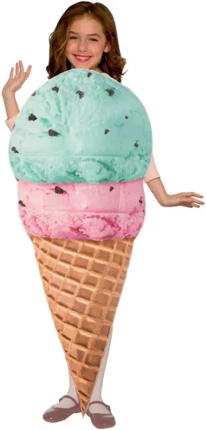 Forum Novelties Kid's Two-Scoop Cone Costume